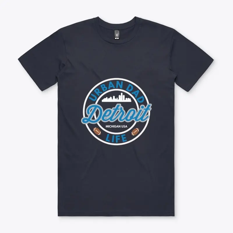 Urban Dad Life - Detroit Football Shirt